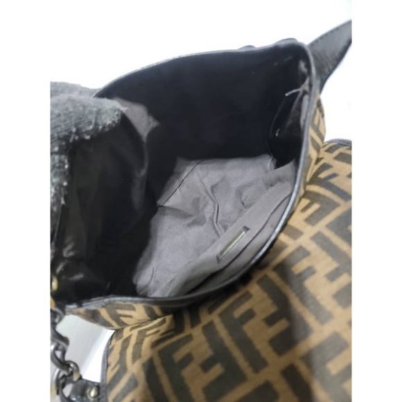 Authentic Fendi Tobbaco Zucca Canvas and Leather B Bis Hobo Shoulder Bag… - Picture 14 of 14